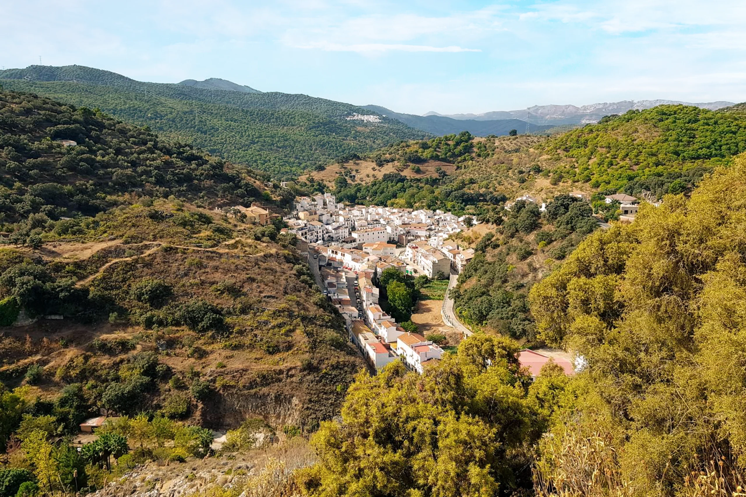 Igualeja: vistas desde la vía ferrata