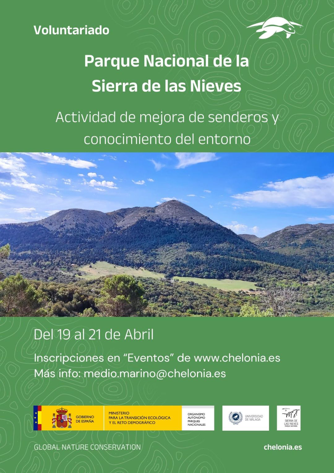 Explorando y Conservando: Evento de Mejora de Senderos en el Parque Nacional Sierra de las Nieves
