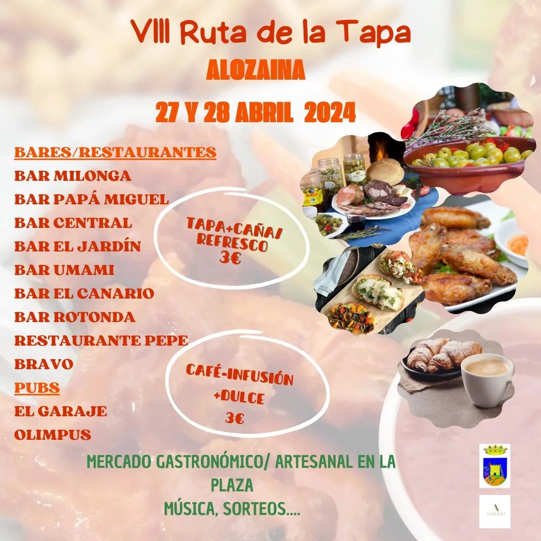 Cartel Oficial: VIII Ruta de la Tapa Alozaina