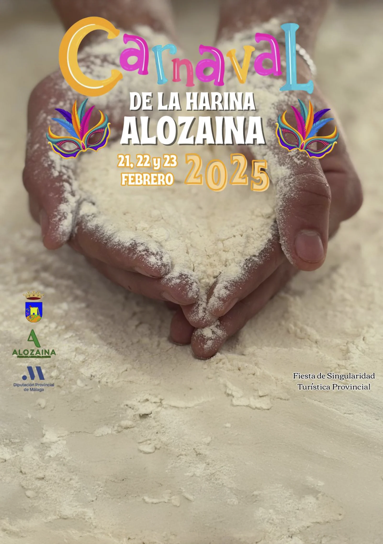Cartel Oficial: Carnaval de la Harina Alozaina 2025