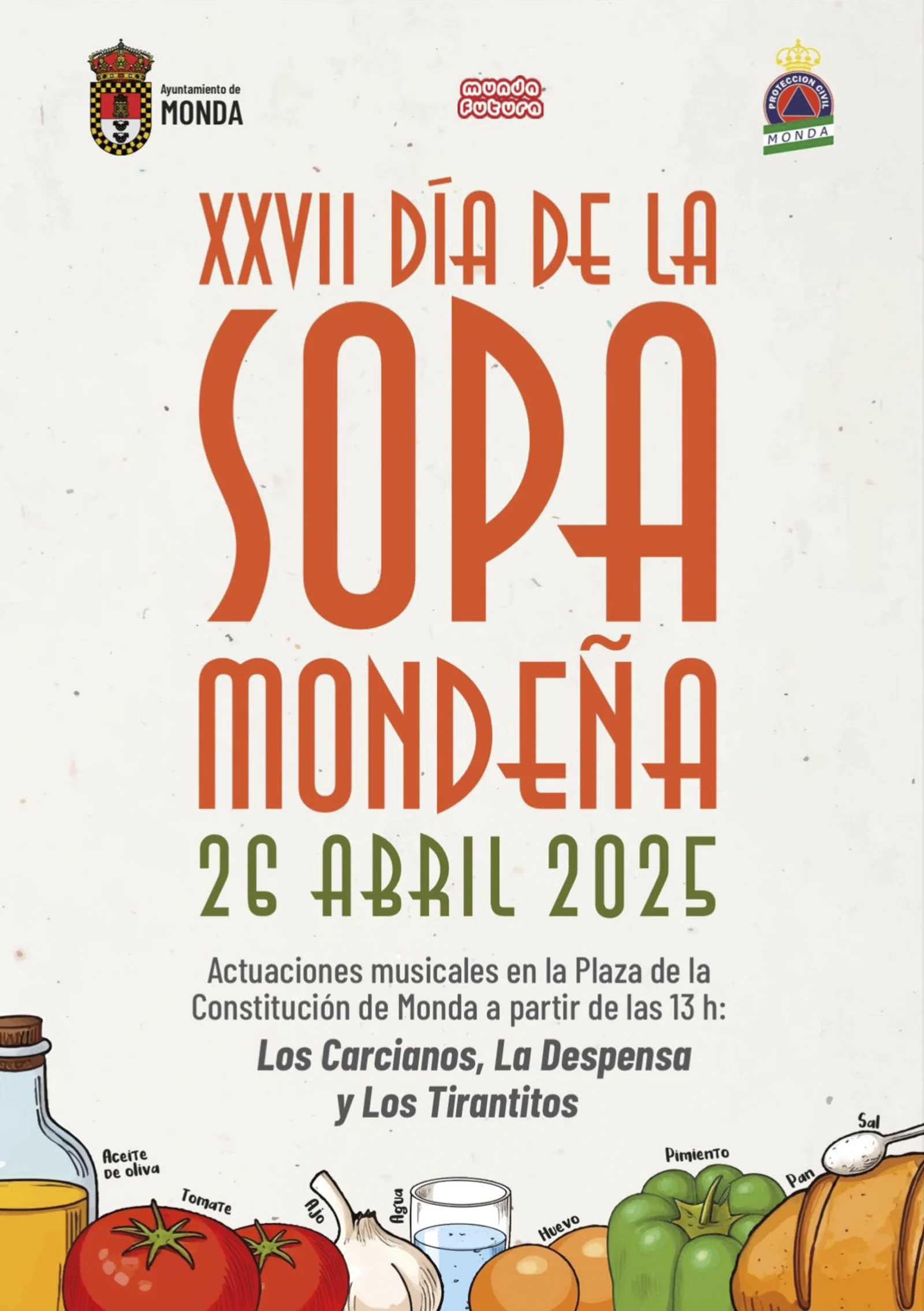 Cartel Oficial XXVII Día de la sopa mondeña