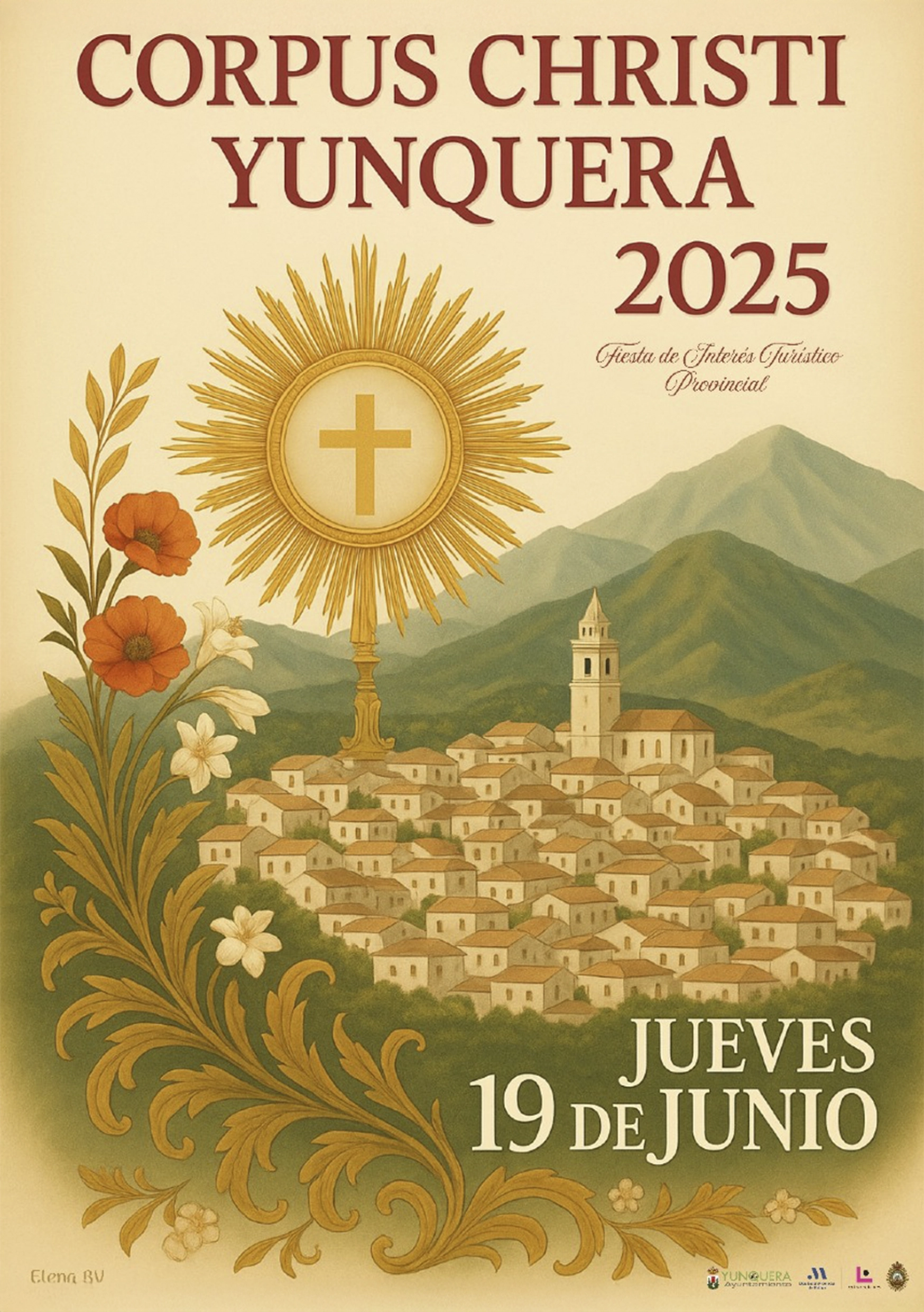 Cartel Oficial Corpus Christi Yunquera 2025