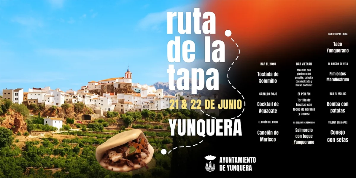 Ruta de la tapa Yunquera 2025