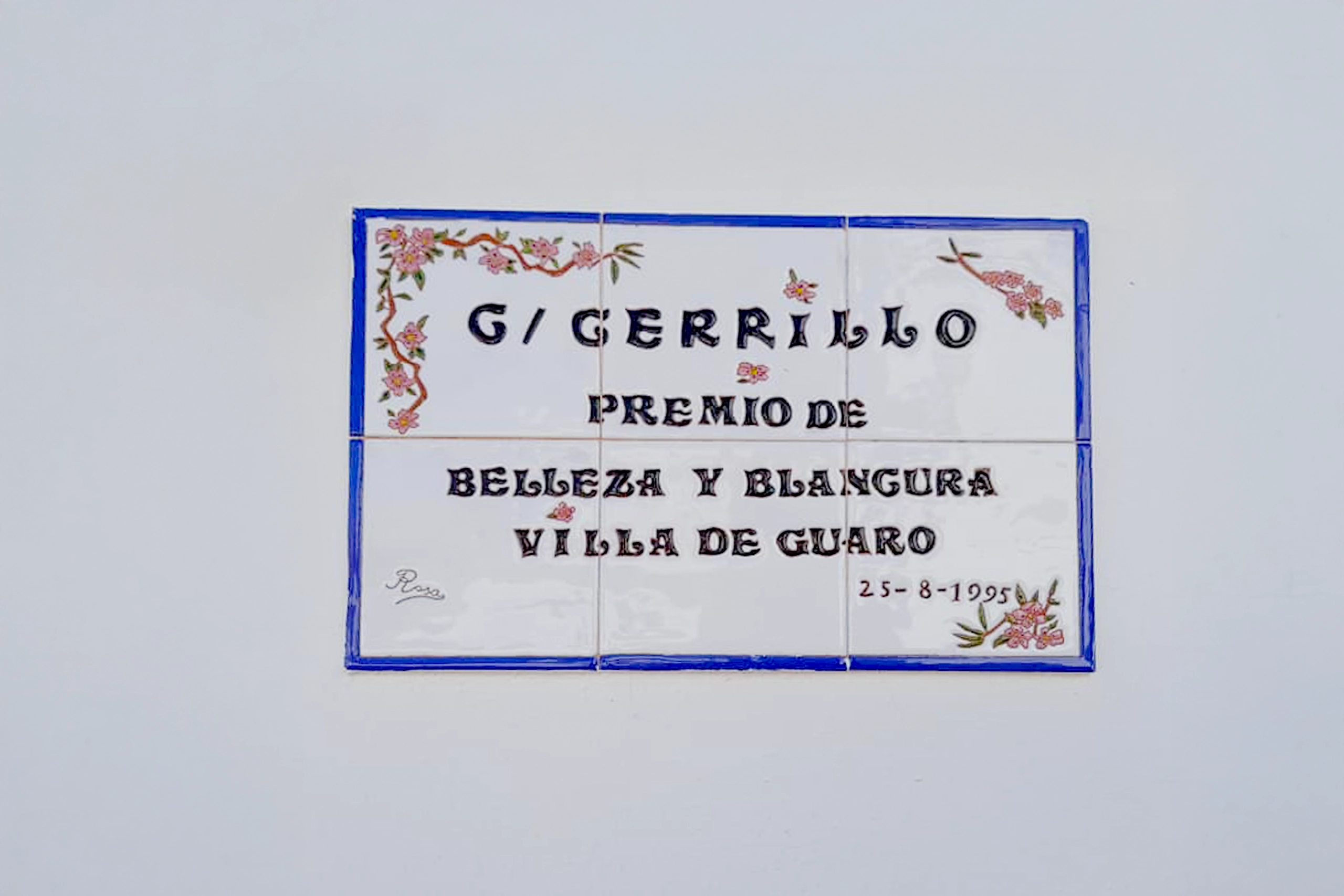 Calle Cerrillo - Guaro, premiada por su belleza