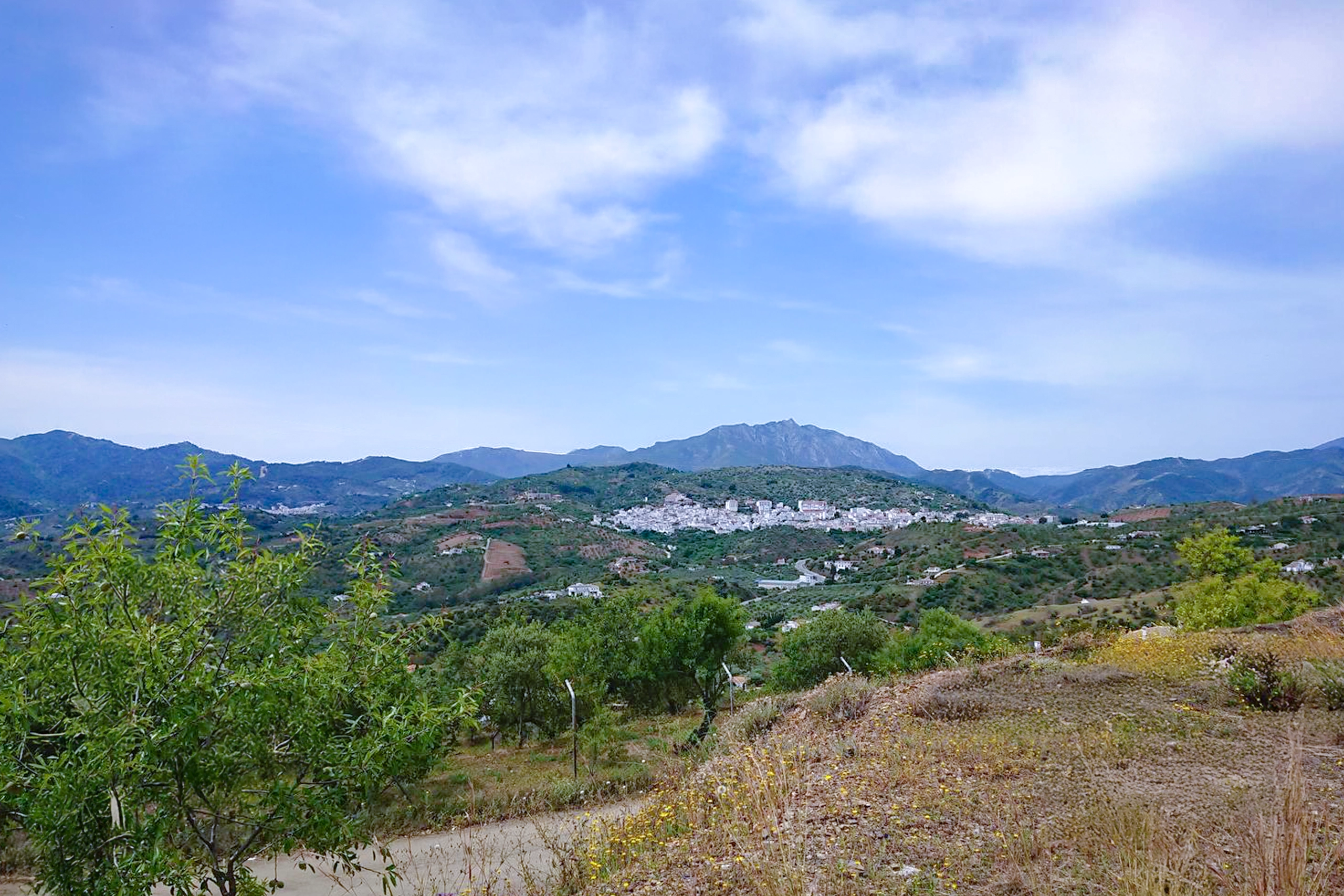 Panorámica Guaro desde sendero Arroyo Seco