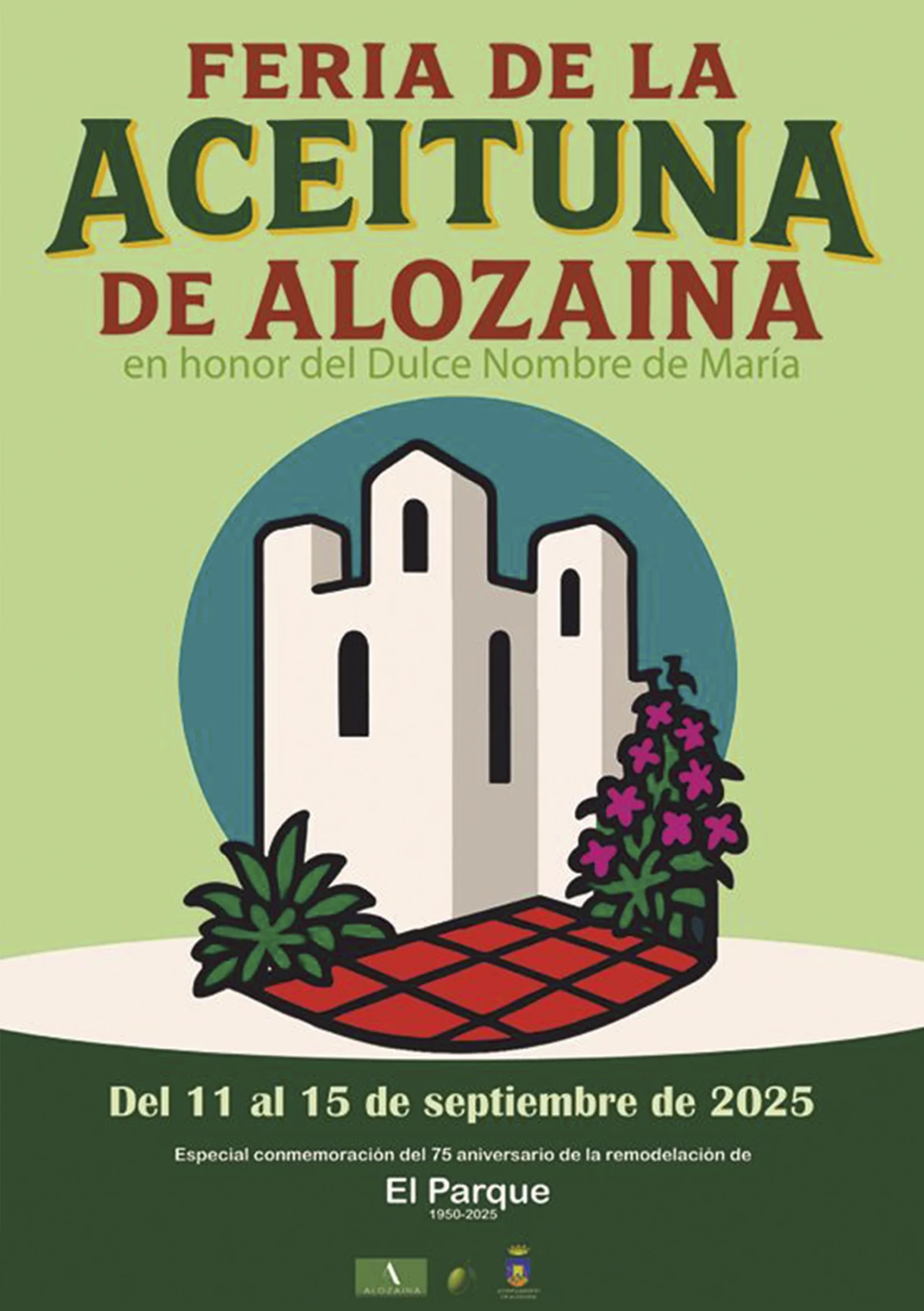 Cartel Oficial Feria de la Aceituna de Alozaina 2025