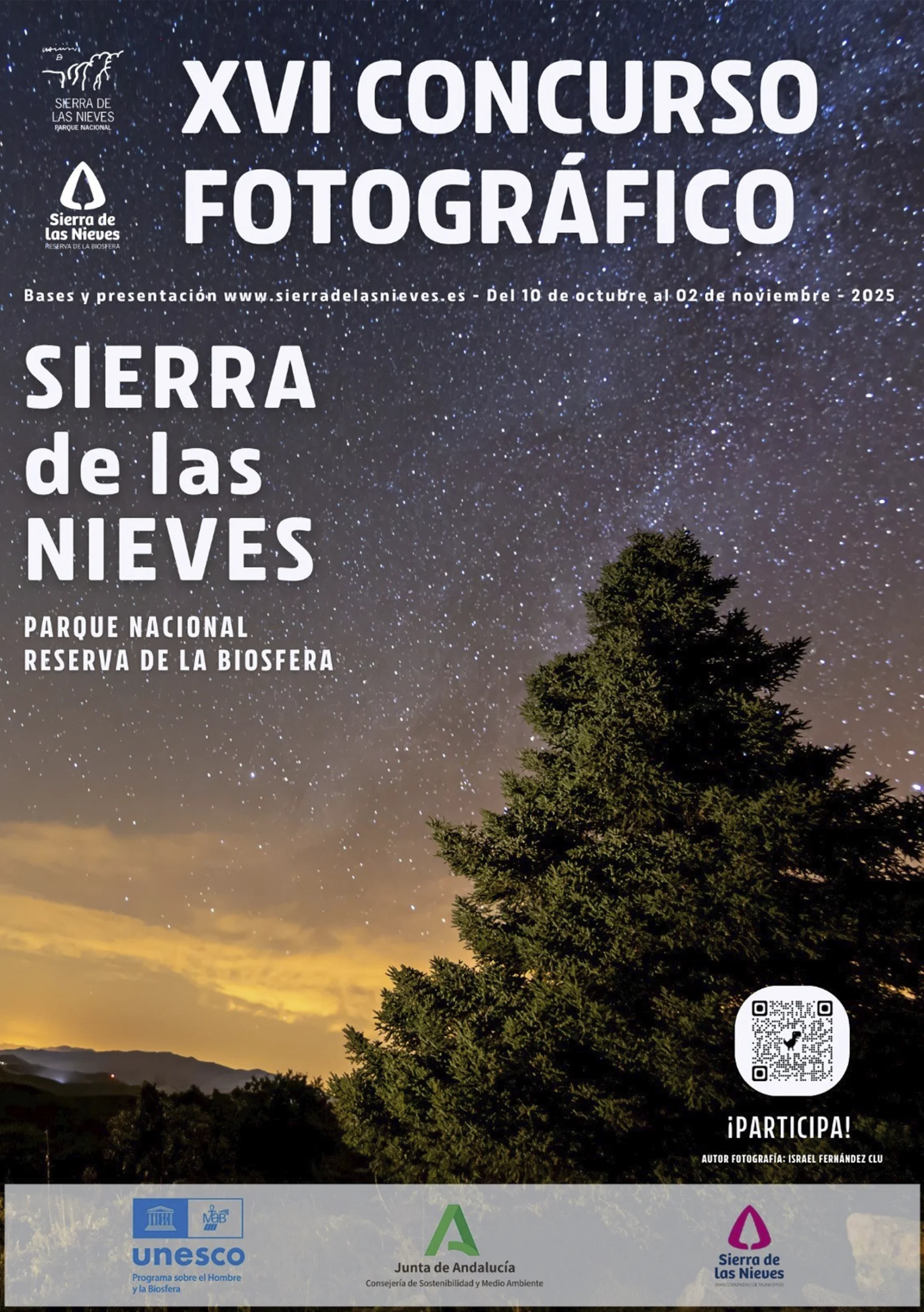 Cartel Oficial XVI Concurso Fotográfico Sierra de las Nieves