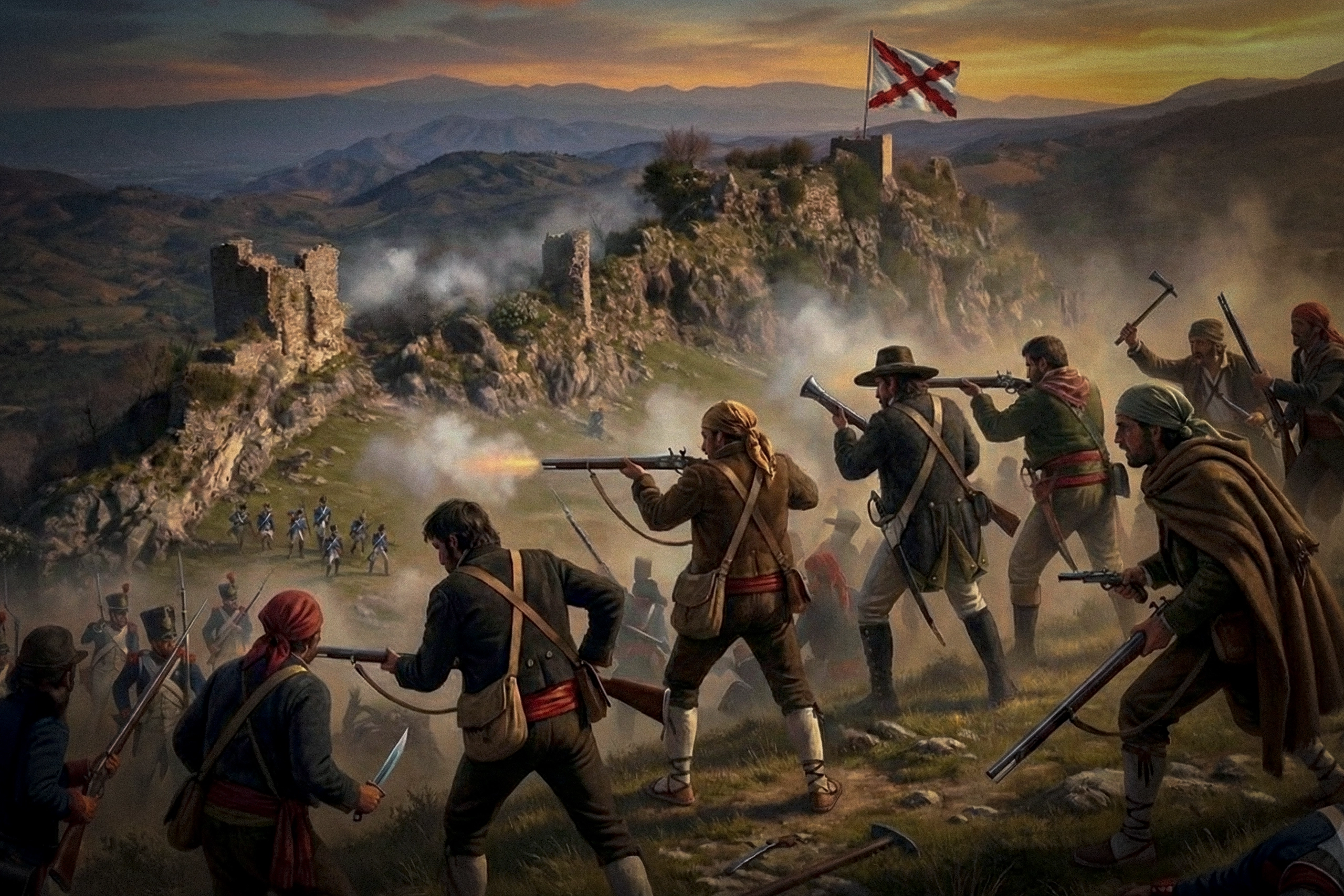Guerra de la Independencia, en el año 1811, Monda