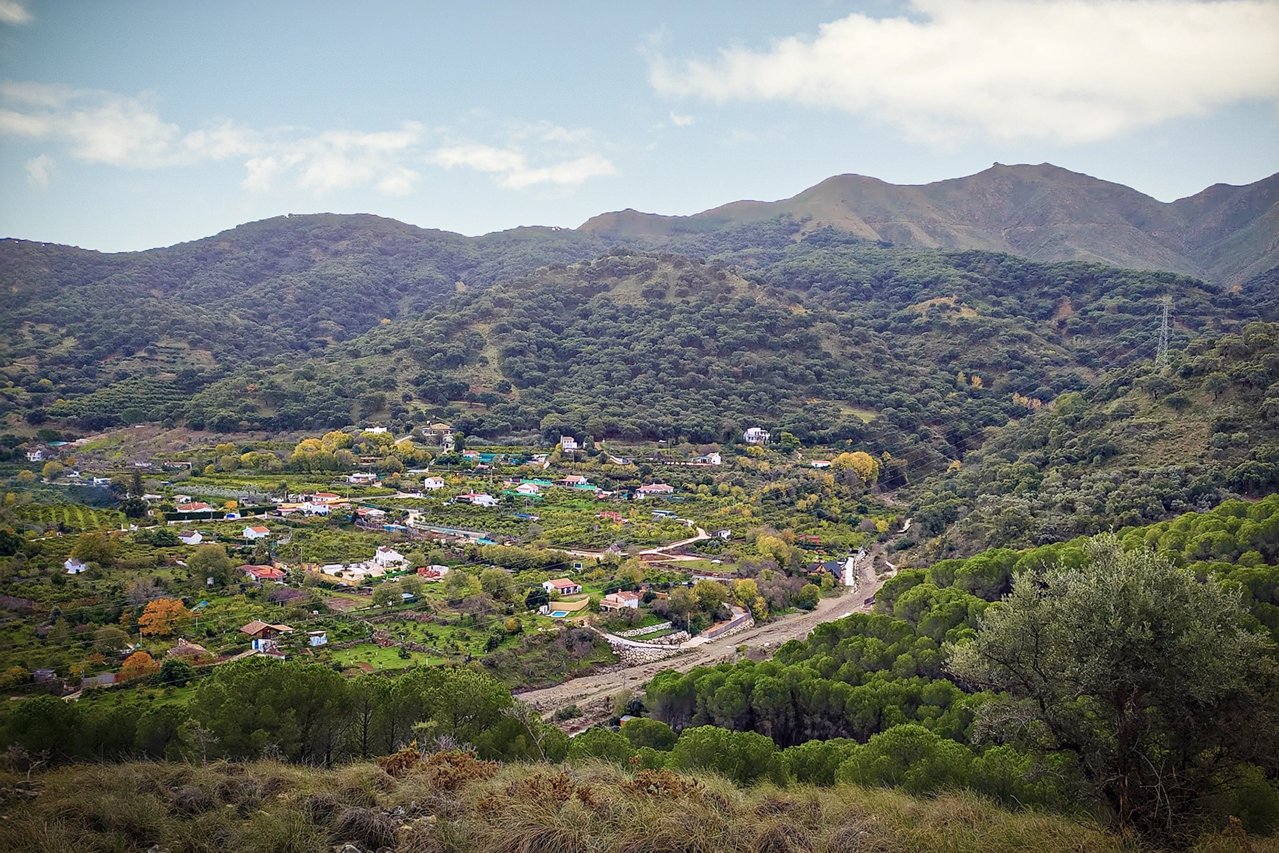 Paraje y huertas de Alpujata