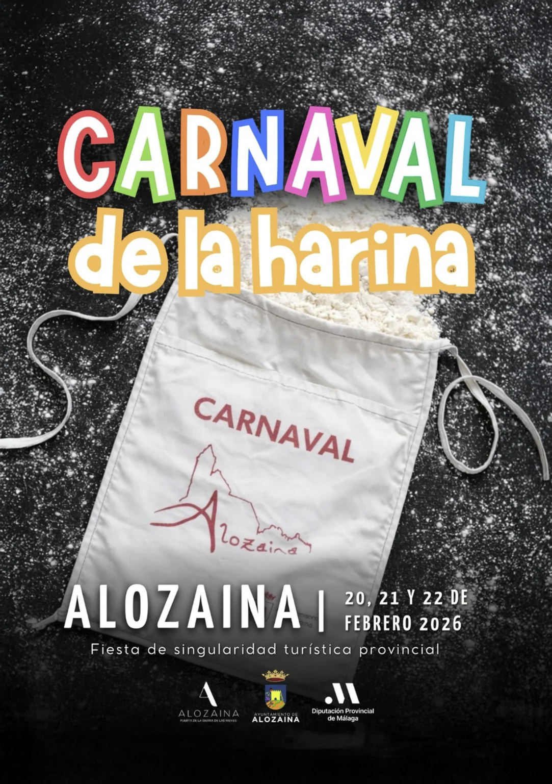 Cartel Oficial Carnaval de la Harina Alozaina