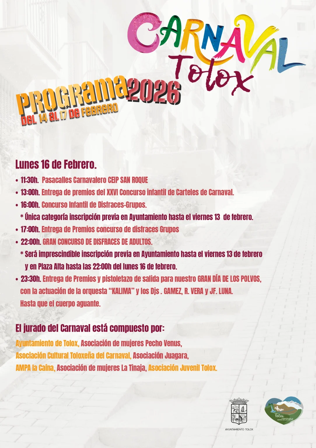 Programa Oficial Carnaval de Tolox 2026