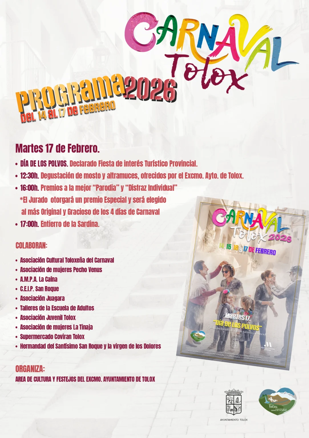 Programa Oficial Carnaval de Tolox 2026