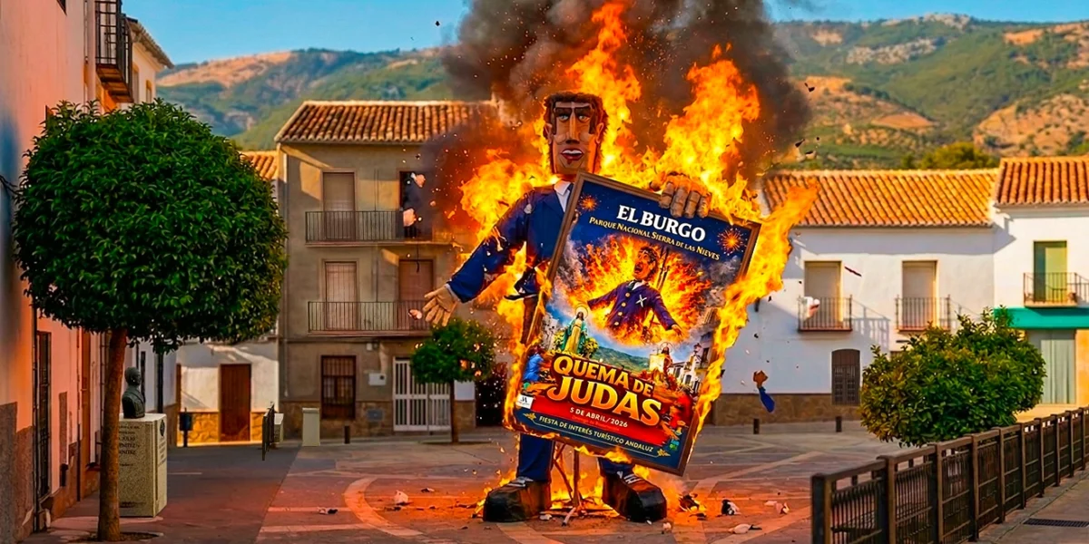 El Burgo arde en Resurrección: un ritual único en Andalucía