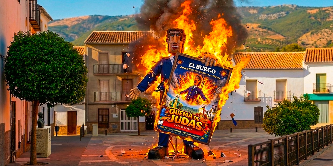El Burgo arde en Resurrección: un ritual único en Andalucía