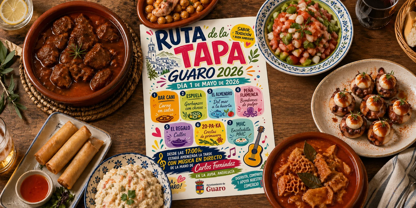 Ruta de la Tapa de Guaro: donde cada bocado cuenta una historia