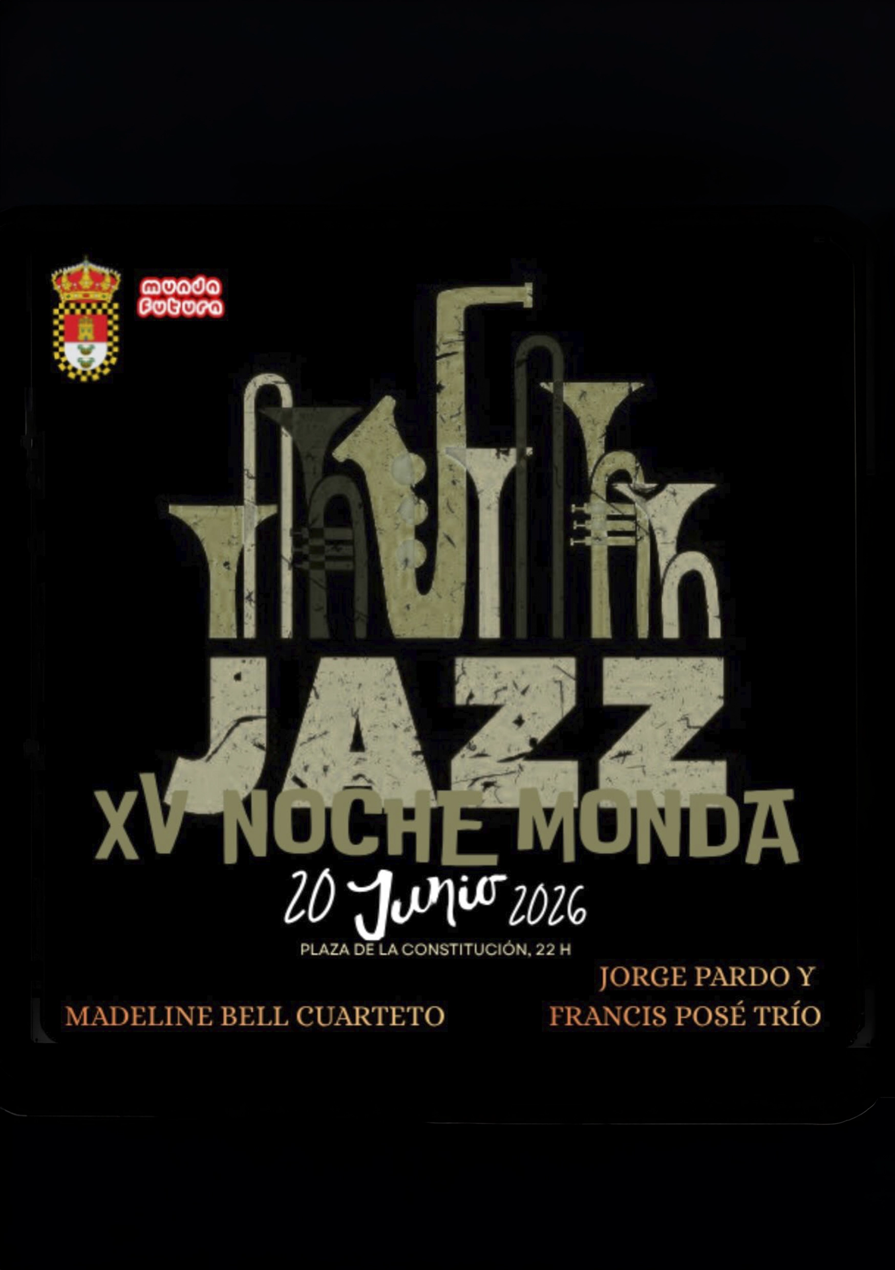 Cartel Oficial XV Noche de Jazz Monda