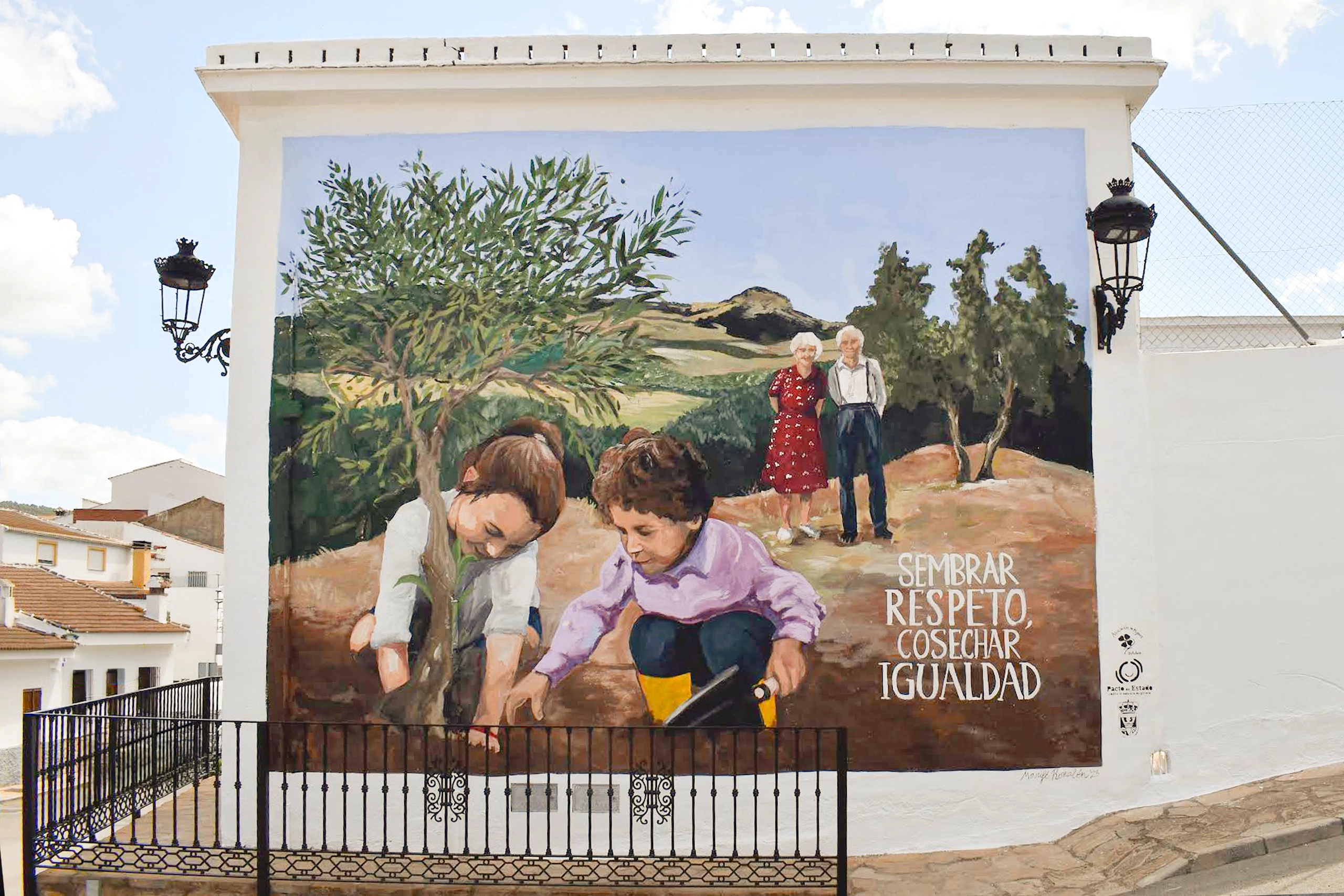Mural Sembrar respeto, cosechar igualdad