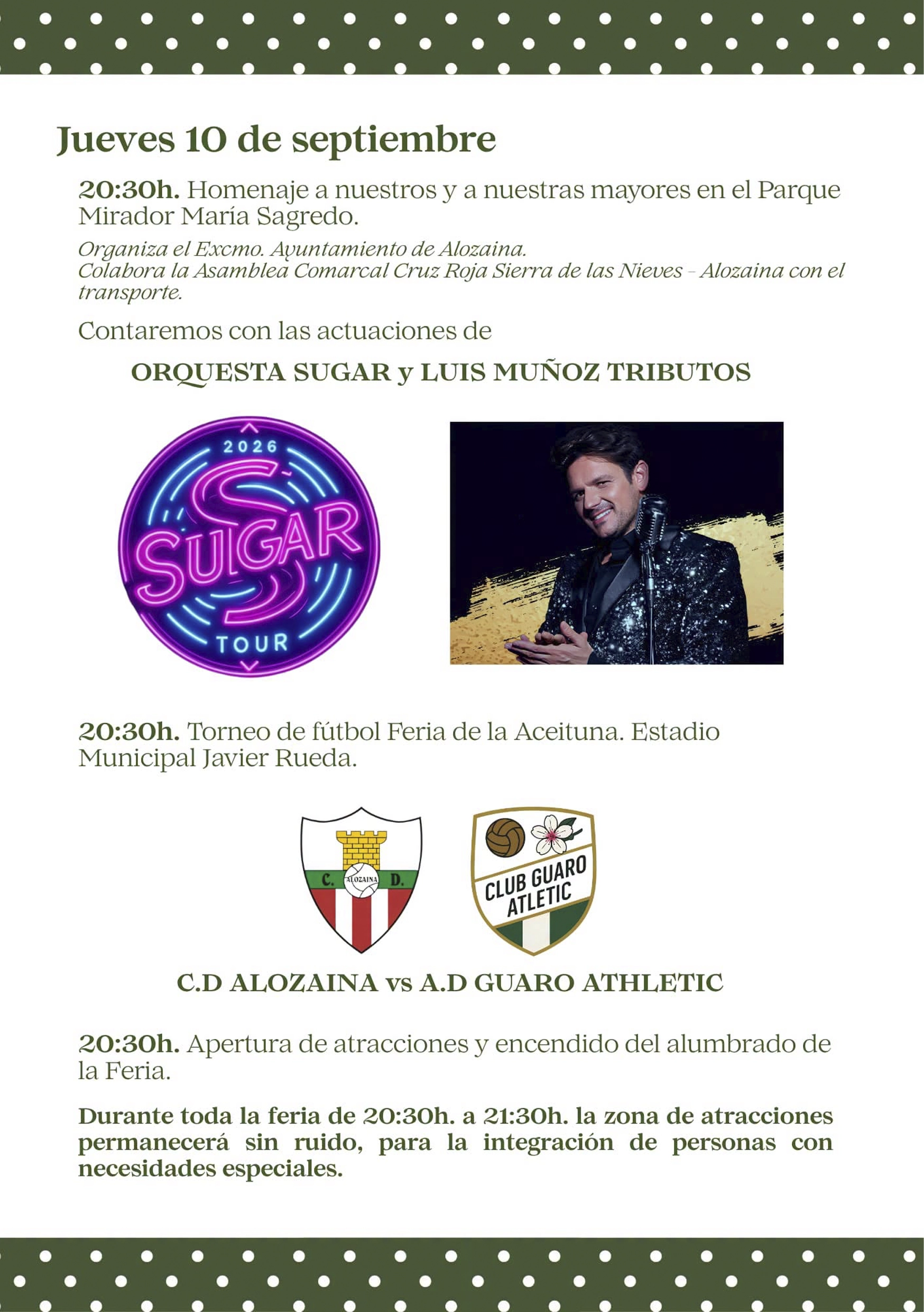 Programa Feria de la Aceituna Alozaina 2026 - 1