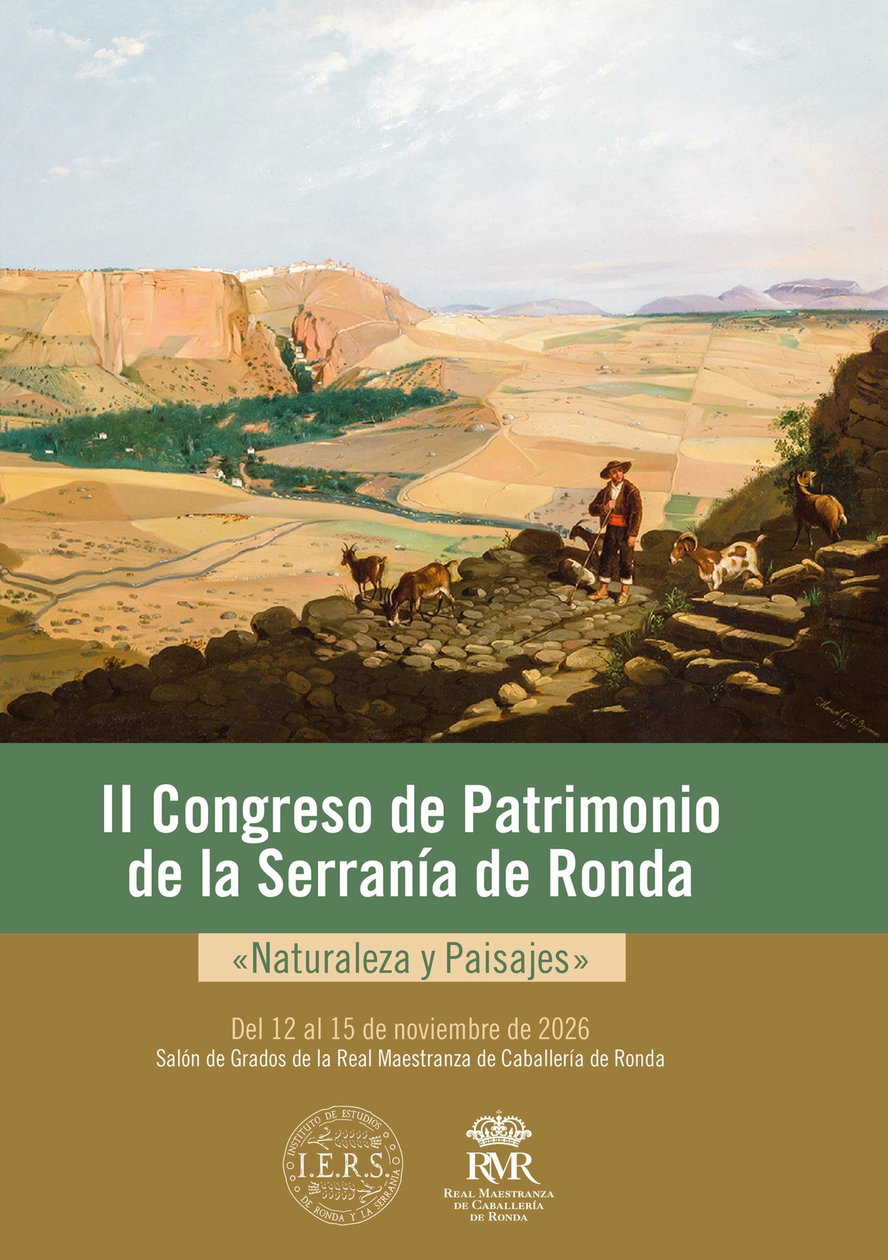 Cartel Oficial II Congreso Patrimonio de la Serranía de Ronda