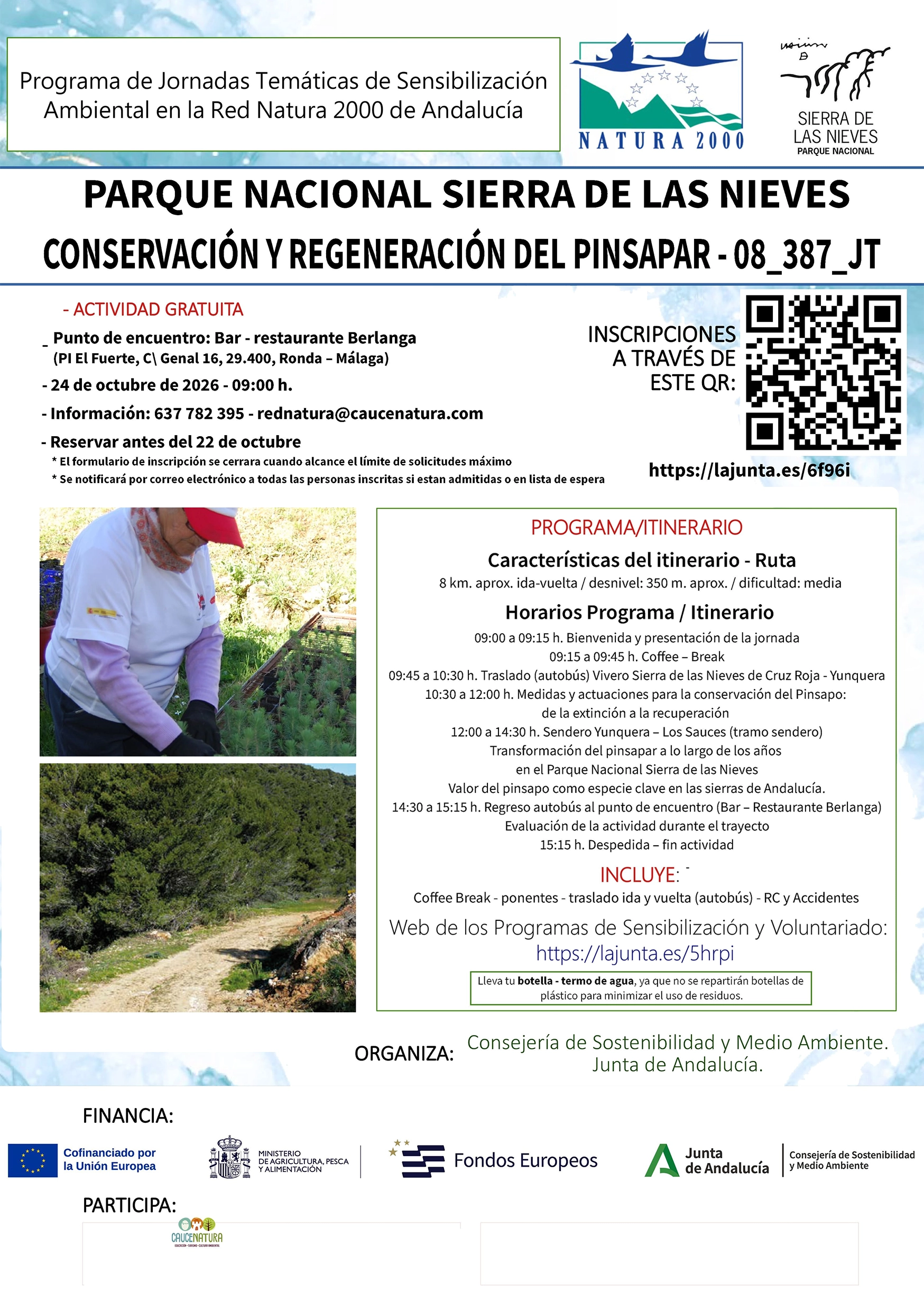 Folleto Oficial Programa Conservación y regeneración del pinsapar